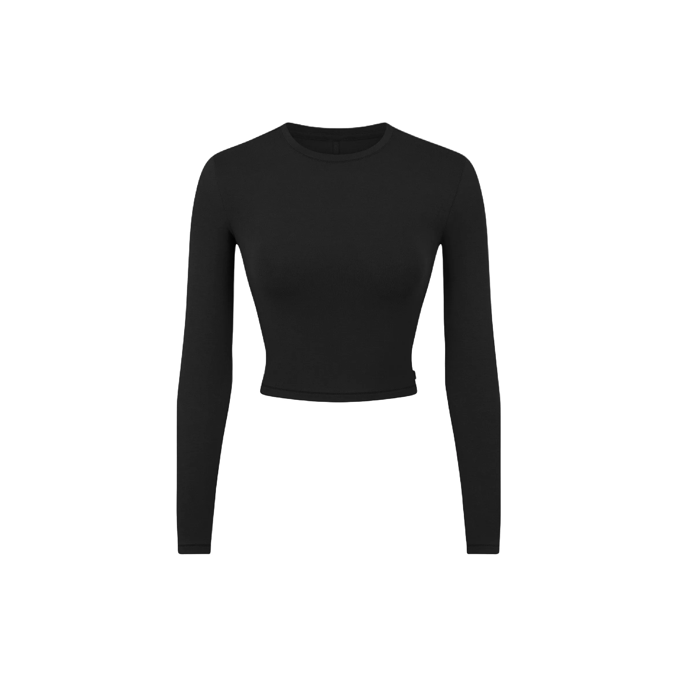 SKIMS Сон Супер Укороченный Длинный Рукав Пижамный Топ Женские