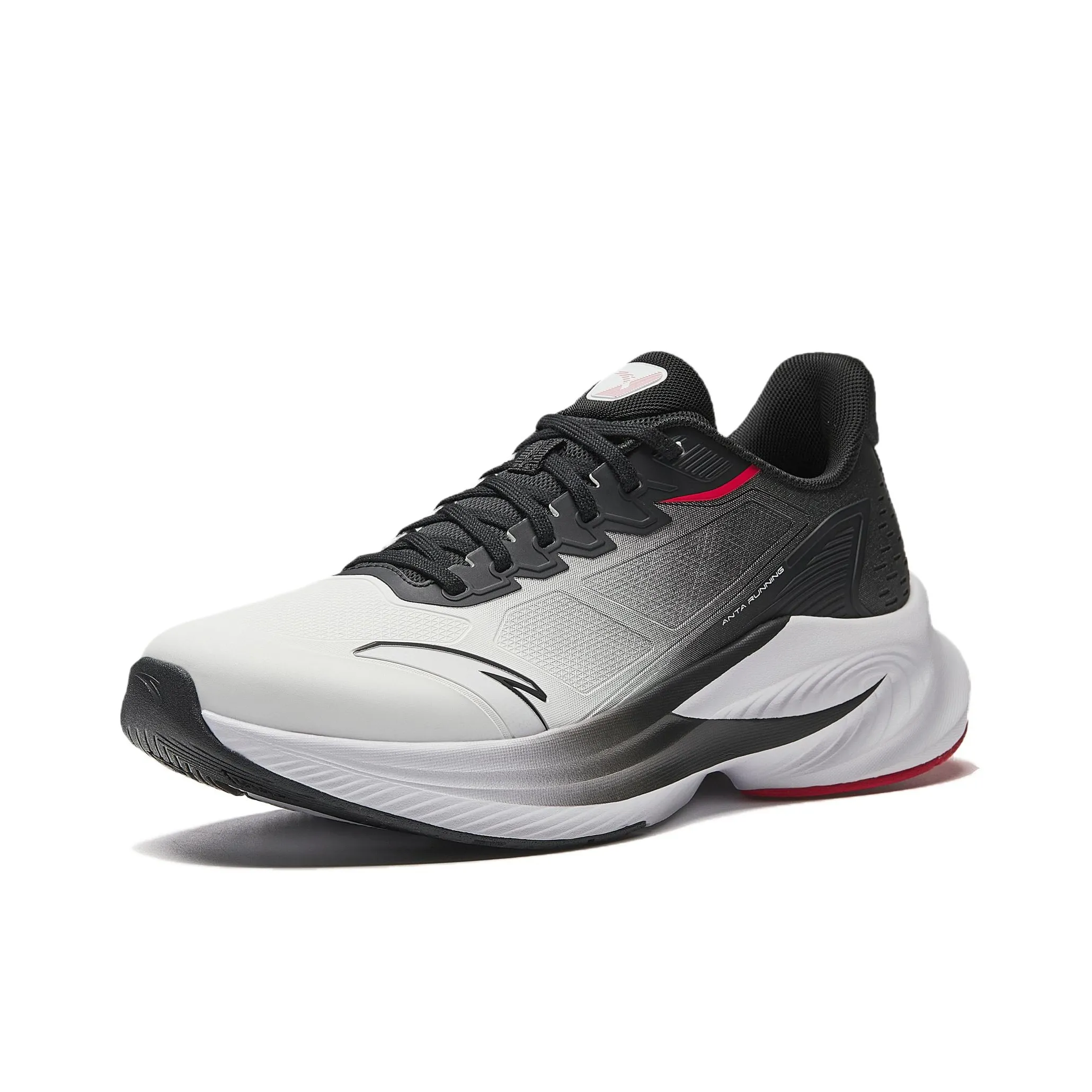 ANTA Stinger 6 Амортизация Износостойкий Низкий Топ Повседневные Беговые Кроссовки Мужские Белый Черный