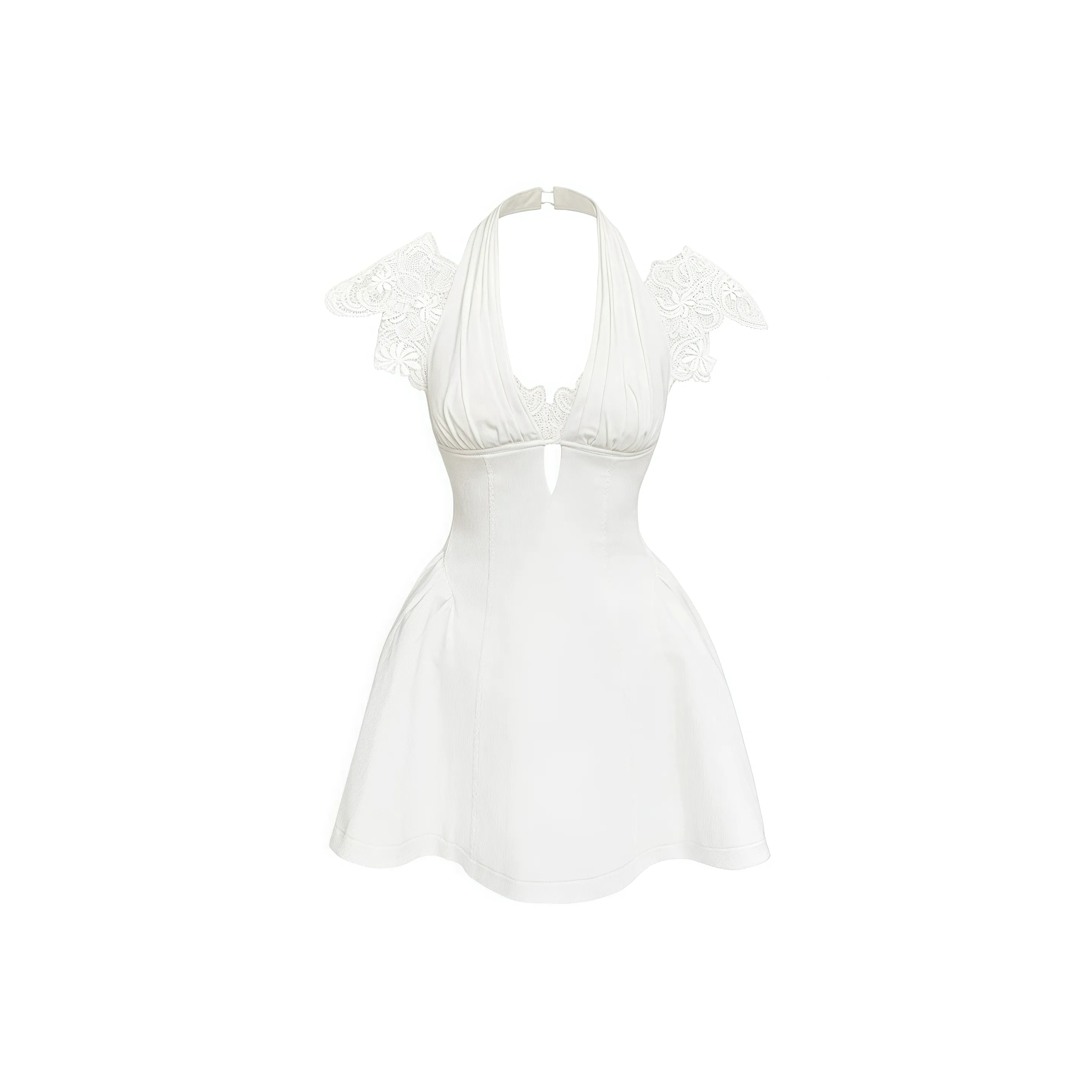 KYKW Белые Женские Платья без рукавов