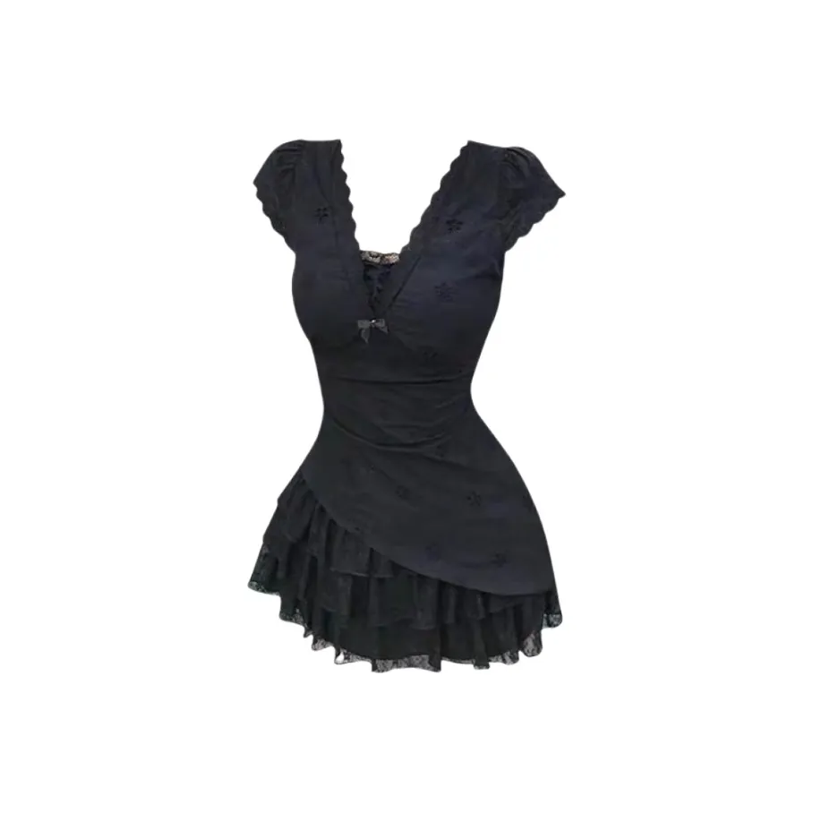 MA JOURNEE Женские Платья с Короткими Рукавами