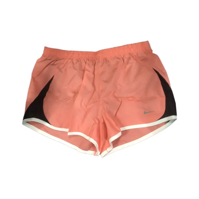 NIKE Оранжево-розовые Женские Спортивные Шорты
