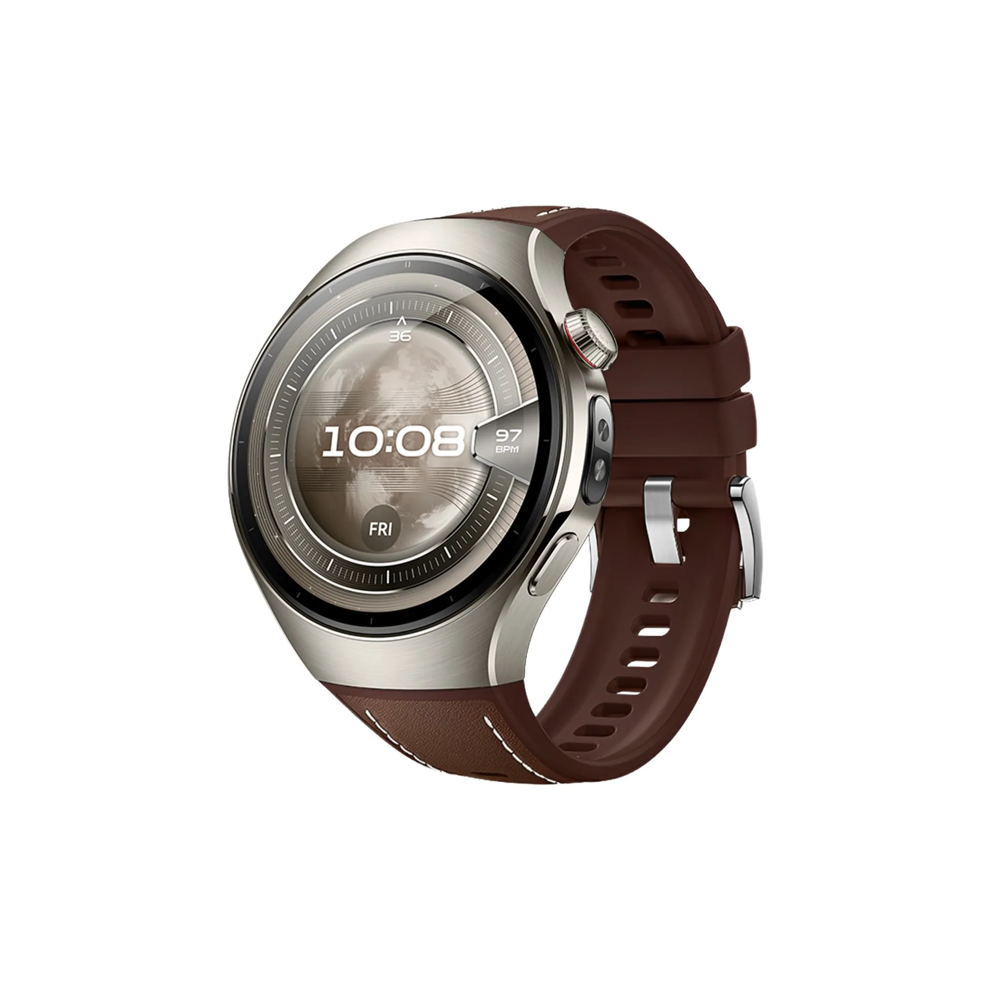 Watchbond Ремешок Huawei Совместимость Веганская кожа Материал фторкаучук