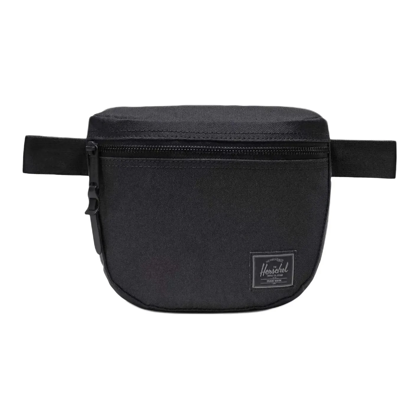 Herschel Recycled Material Fabric Crossbody Fanny Pack Unisex Pure Black