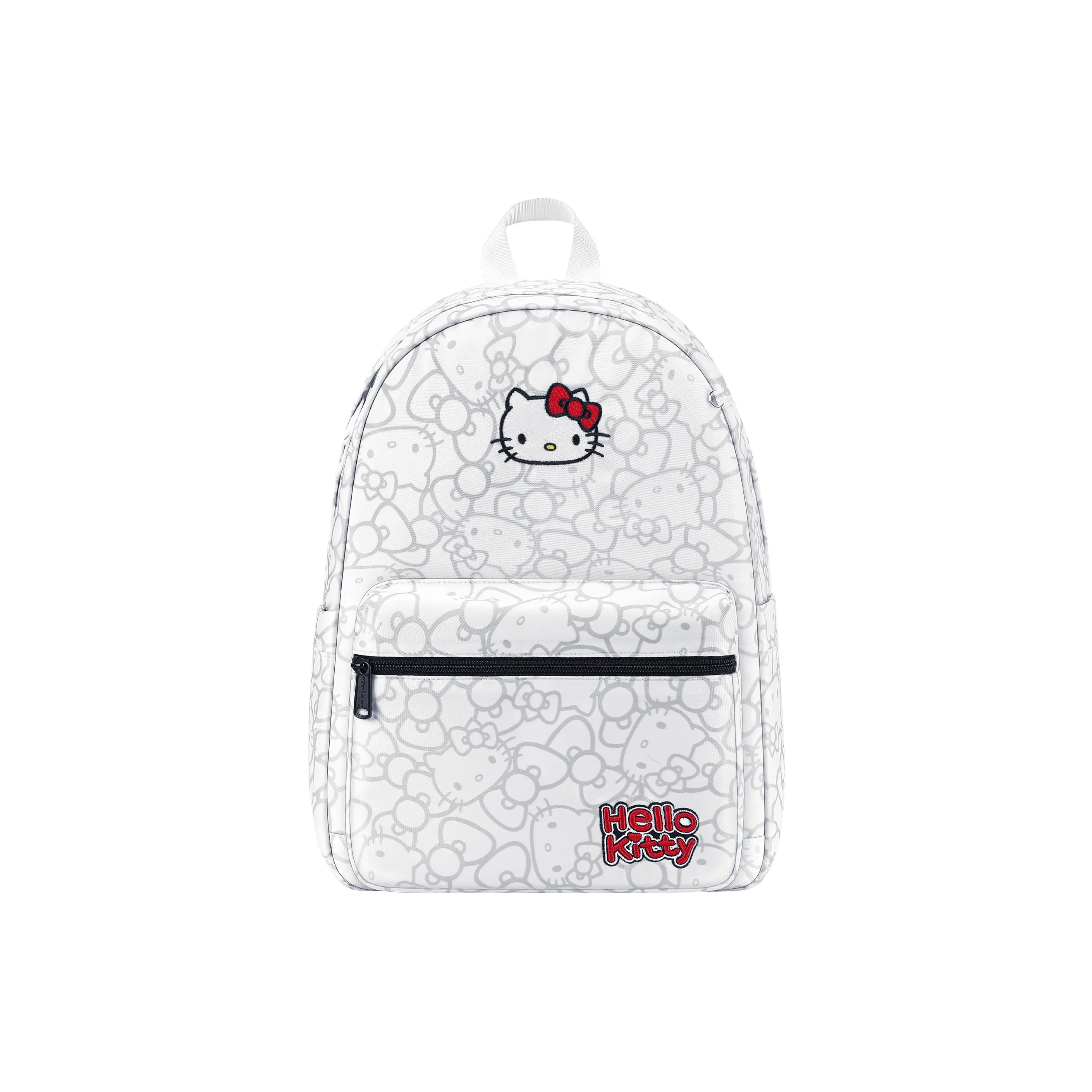 Sanrio Hello Kitty Polyester Backpack Regular Women's White Санрио Hello Kitty Полиэстер Рюкзак Стандартный Женские Белый