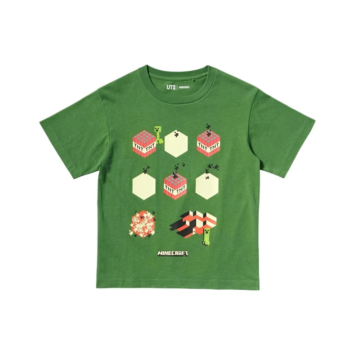 UNIQLO X Minecraft T-рубашка для детей в возрасте 3-7 лет