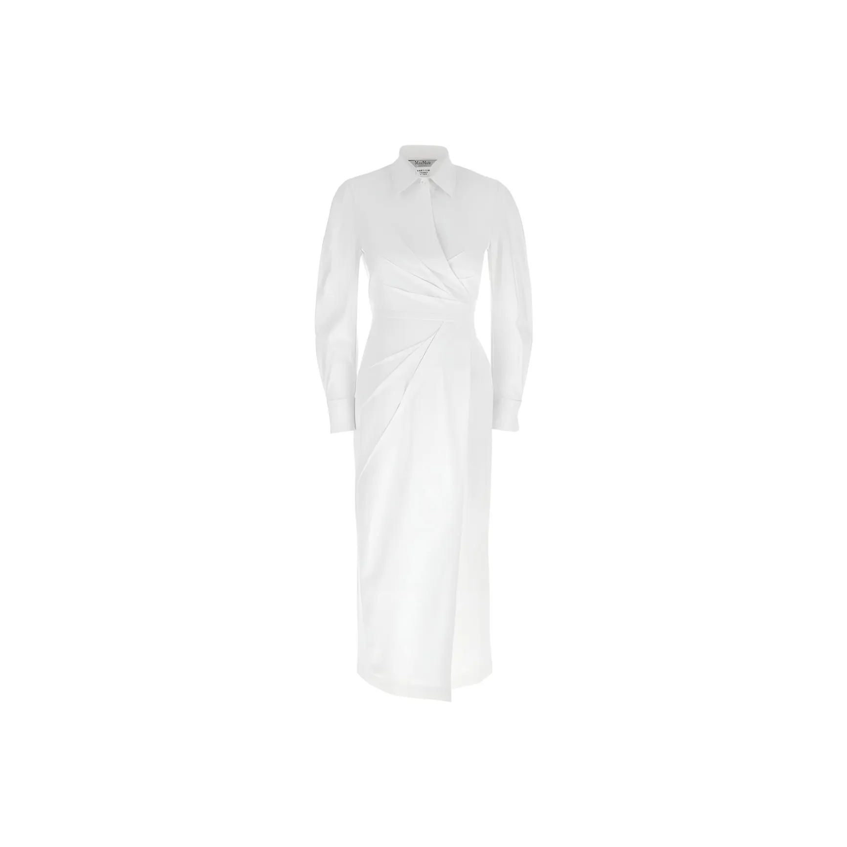 Max Mara Balzac Wraparound Long Sleeved Dress