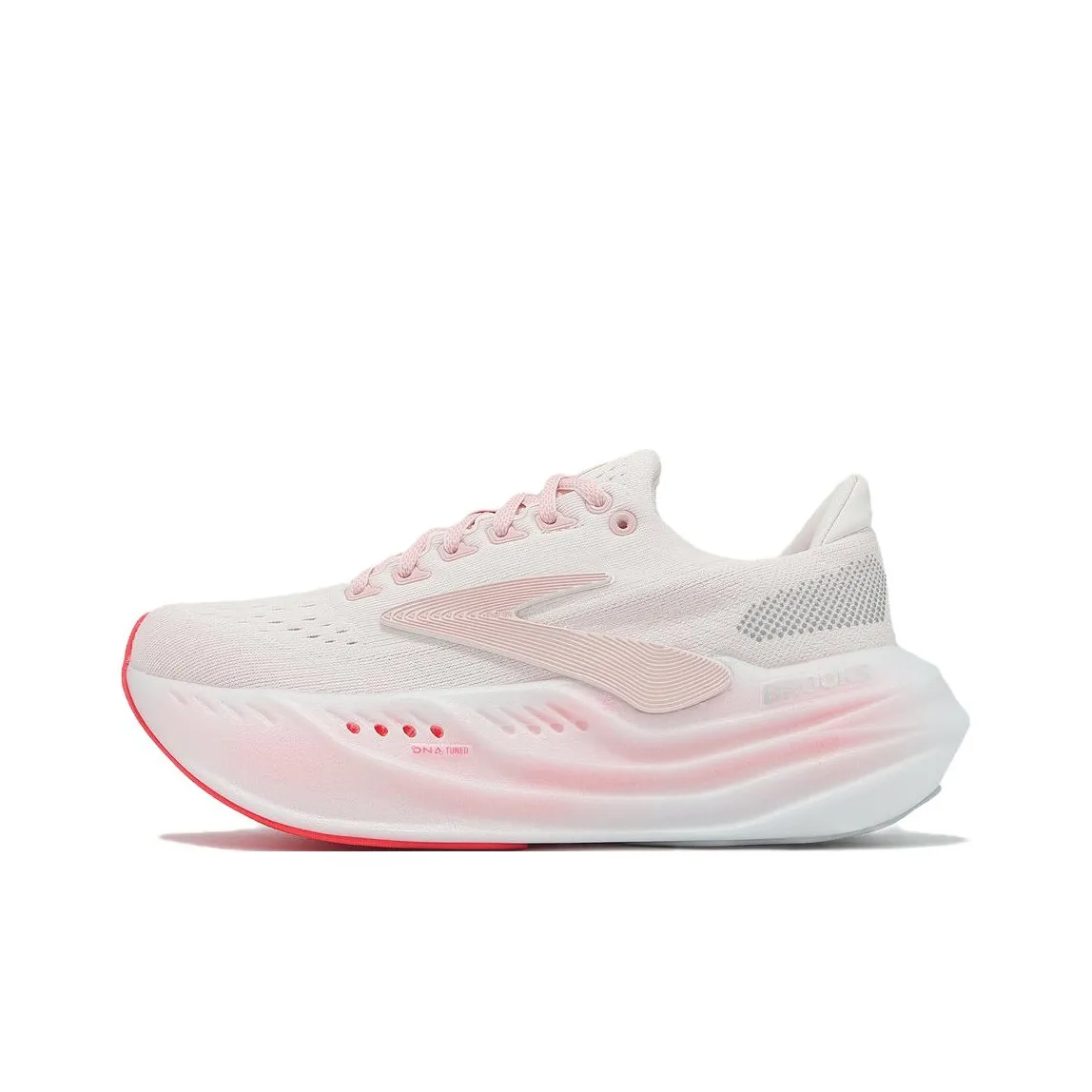 Brooks Glycerin Ma Дышащий Низкий Топ Brooks Повседневные Беговые Кроссовки Женские Розовый Белый