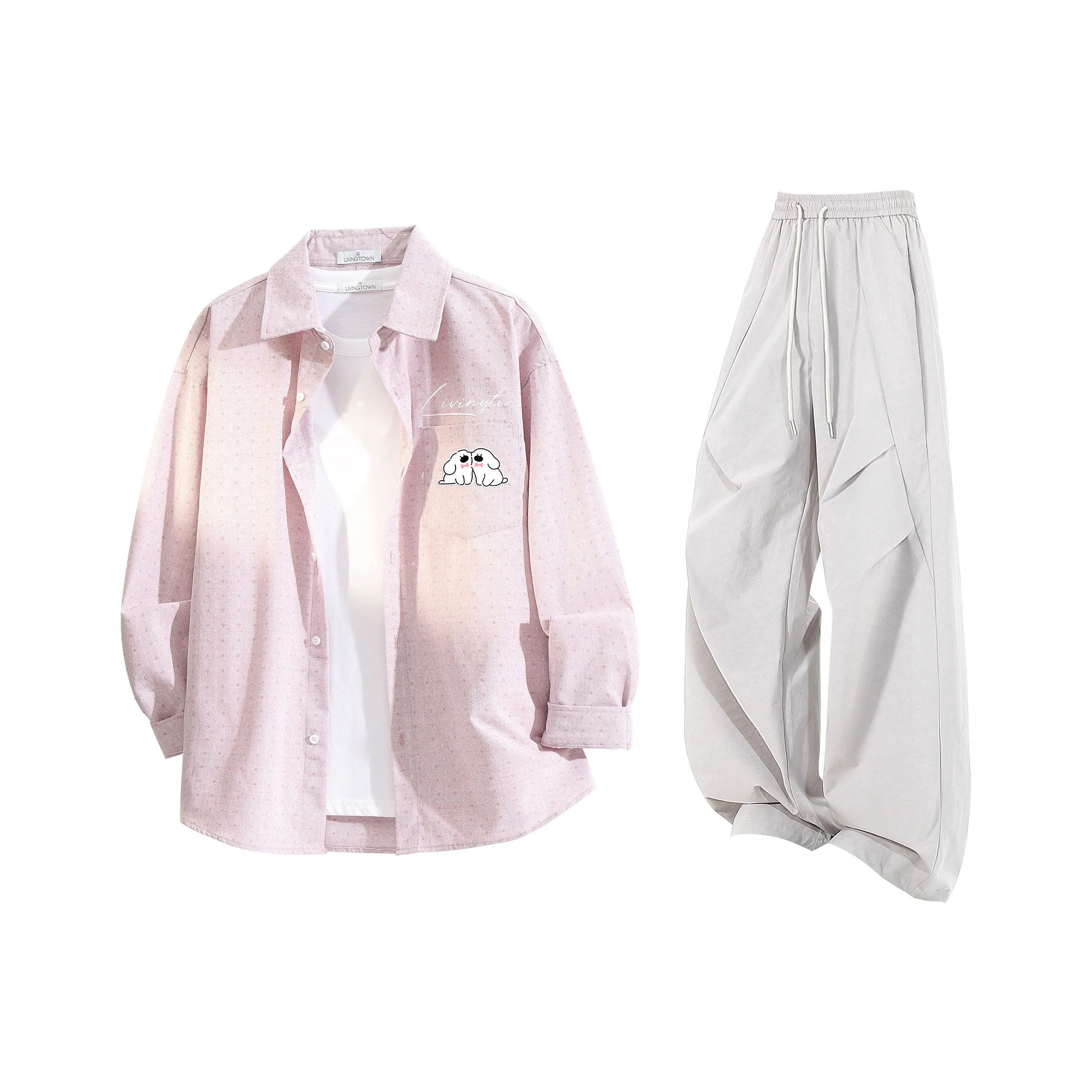 LIVINGTOWN Комплект рубашек для пар Унисекс