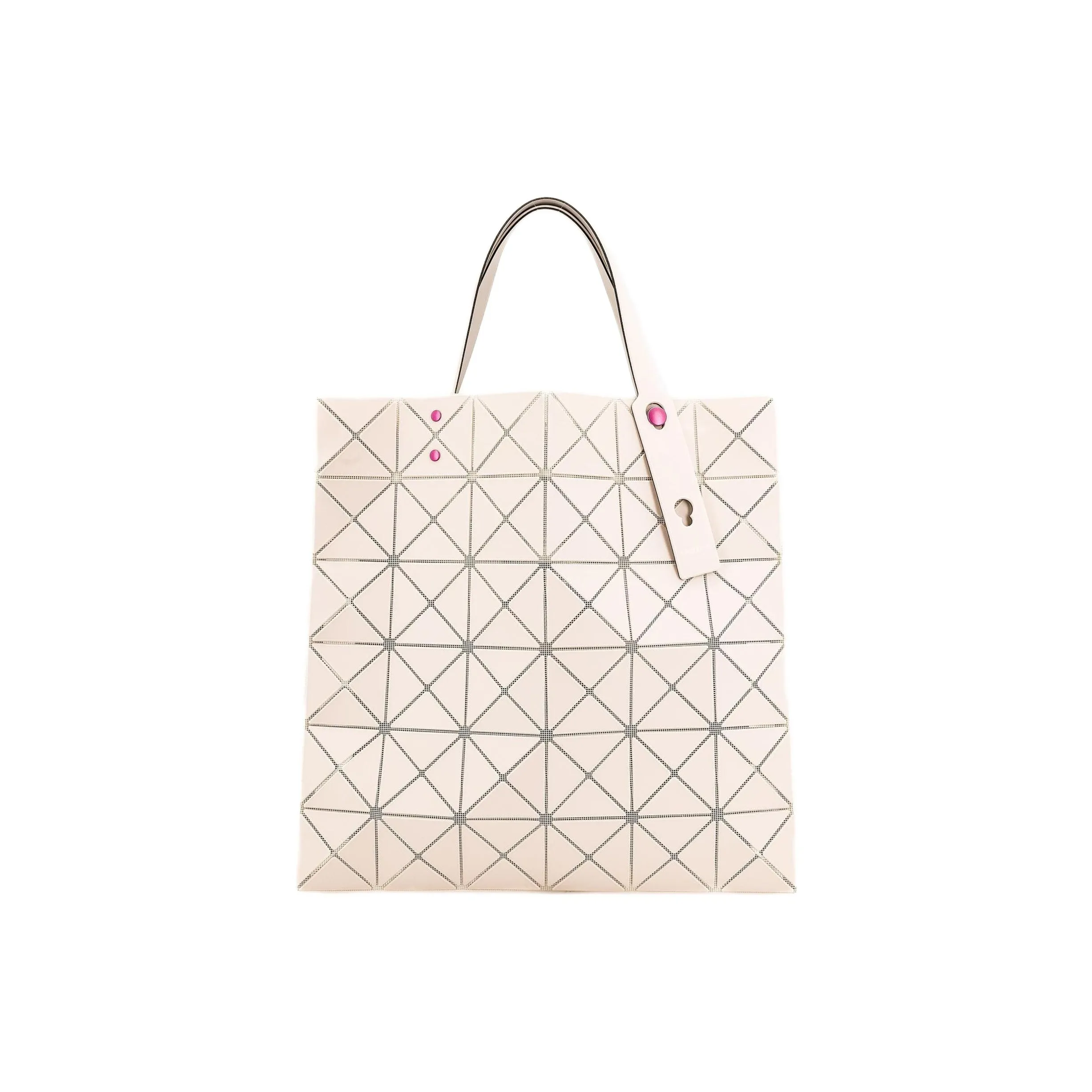 ISSEY MIYAKE Lucent One Tone Tote Bag Light Beige