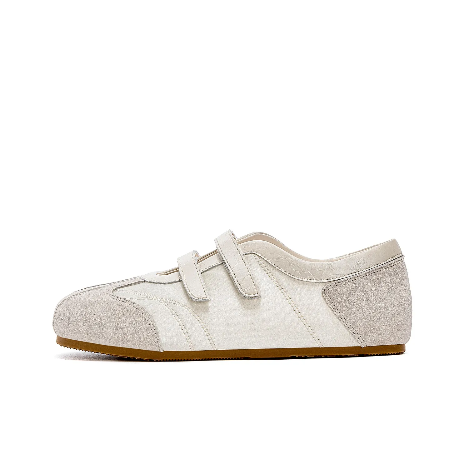 JOSINY Плоская подошва Туфли Мэри Джейн Женские Экрю