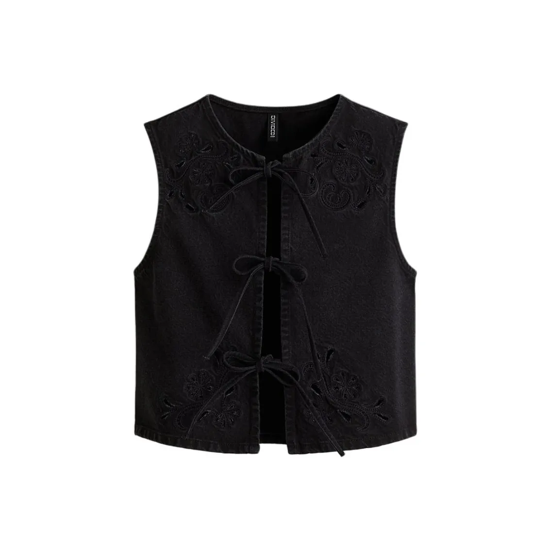 H&M Черные Женские Жилеты