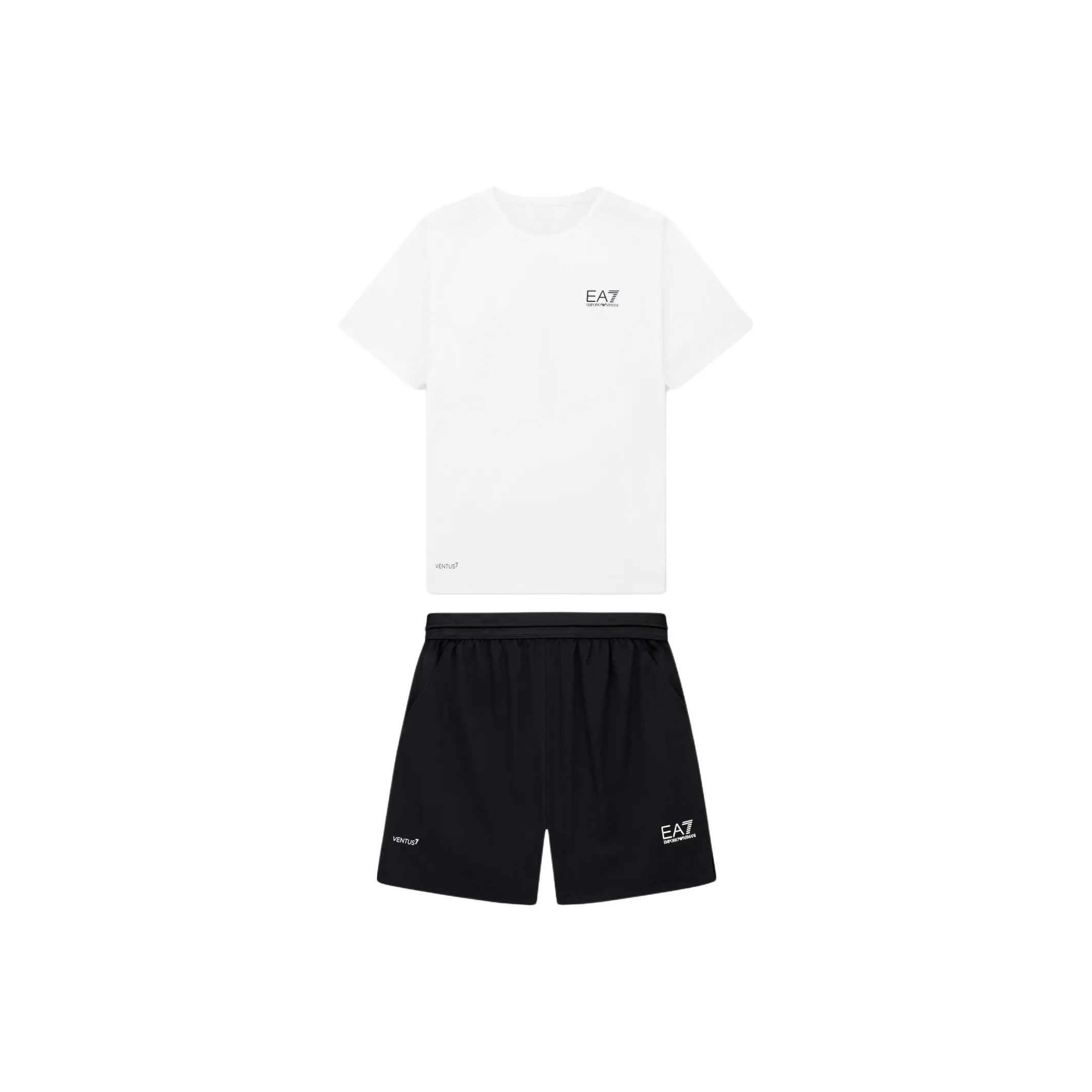 EMPORIO ARMANI Logo Printed Two Piece Tracksuit