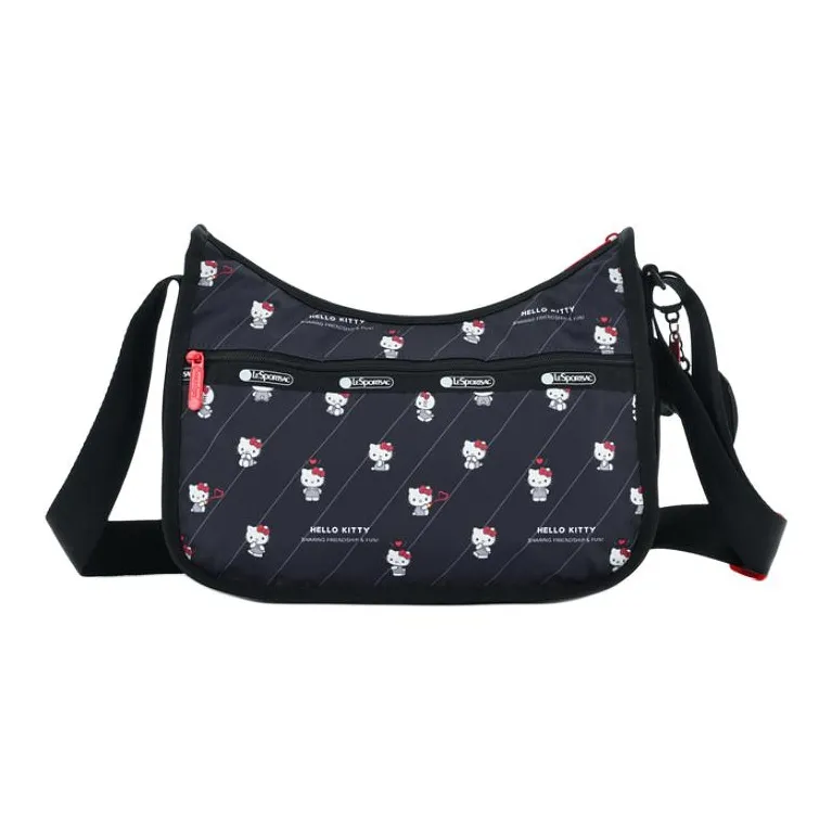 LeSportsac Сумка через плечо из ткани среднего размера женская темно-синяя