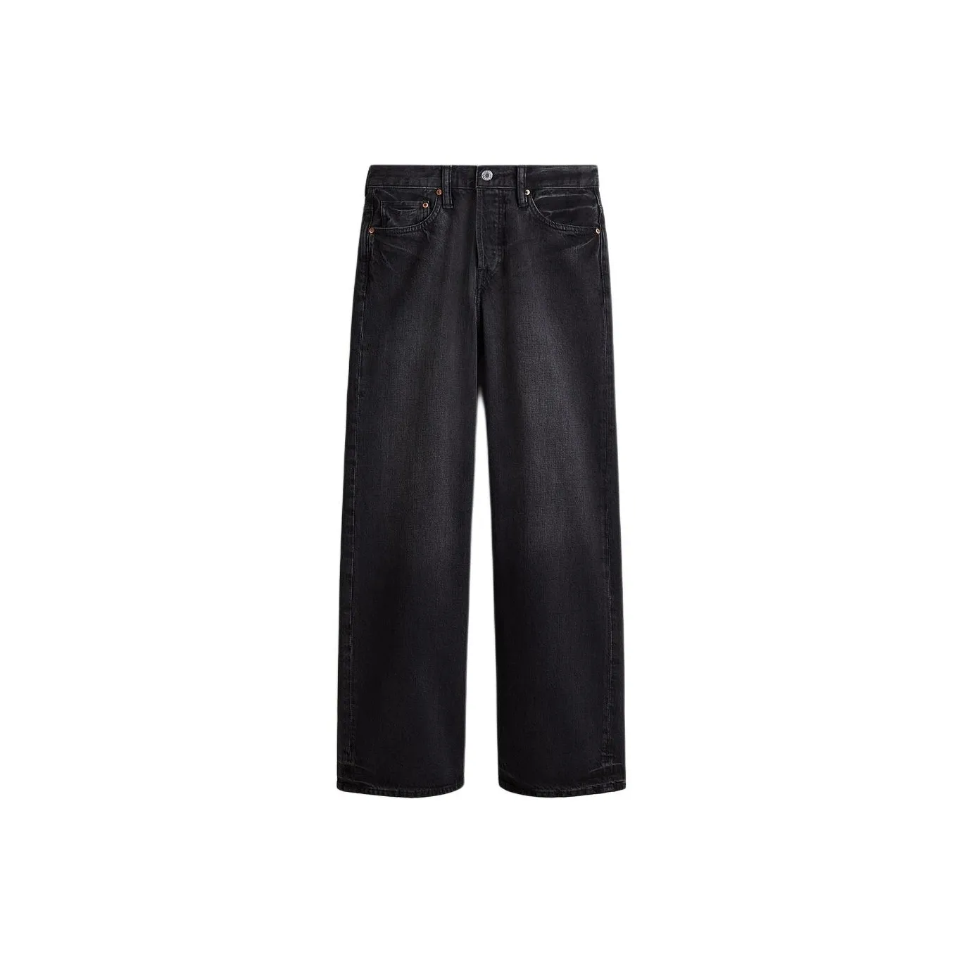 H&M Черные Мужские Джинсы