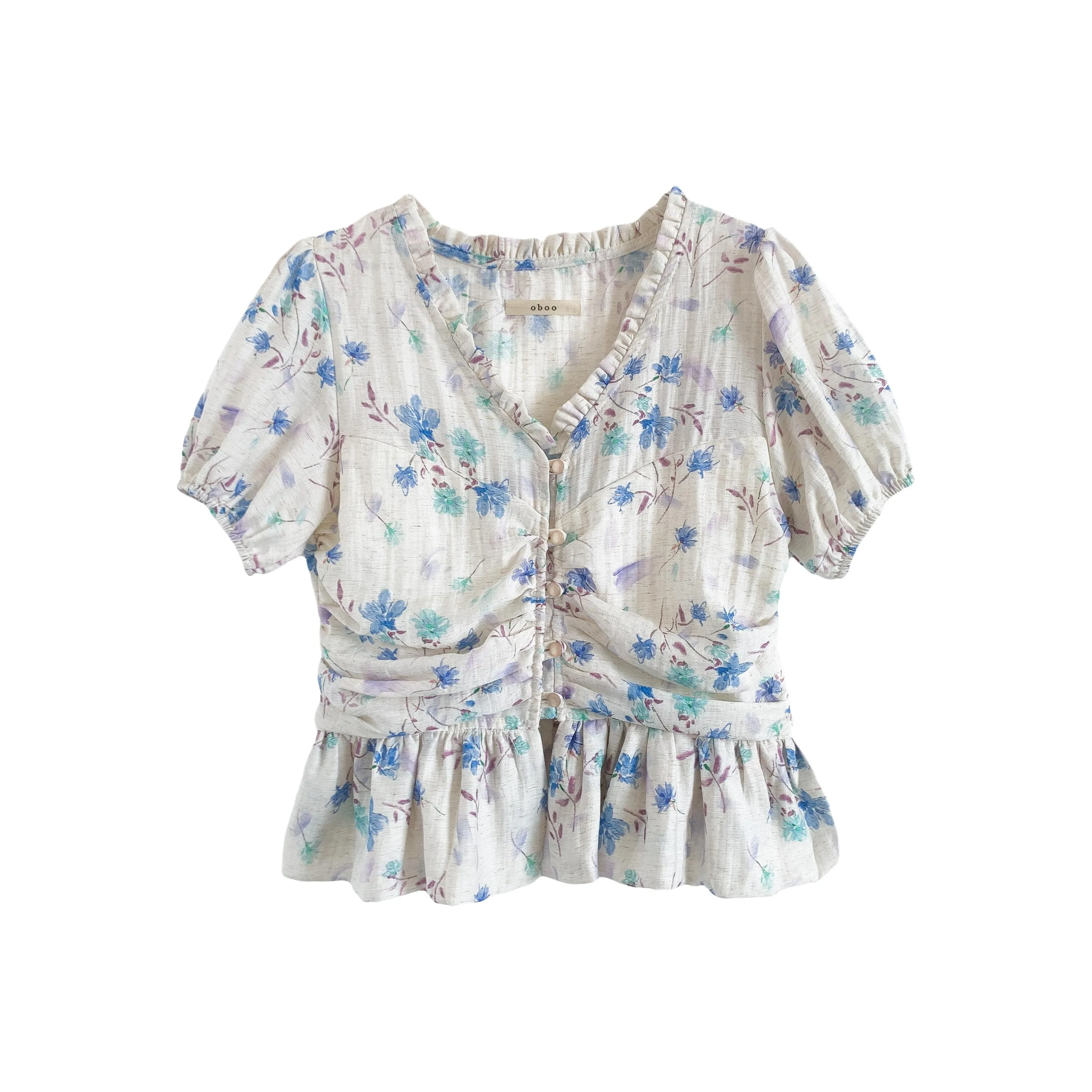 OUBO Синие Женские Рубашки