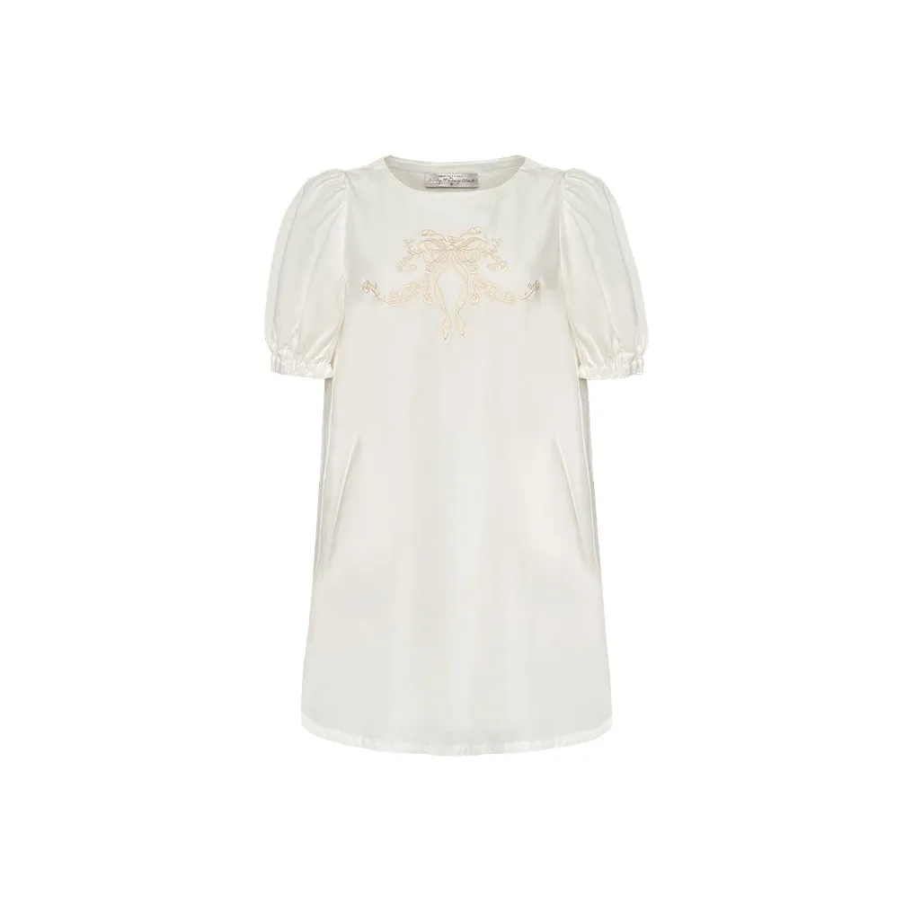 Girly Fancy Club Бежево-абрикосовые Женские Платья с коротким рукавом