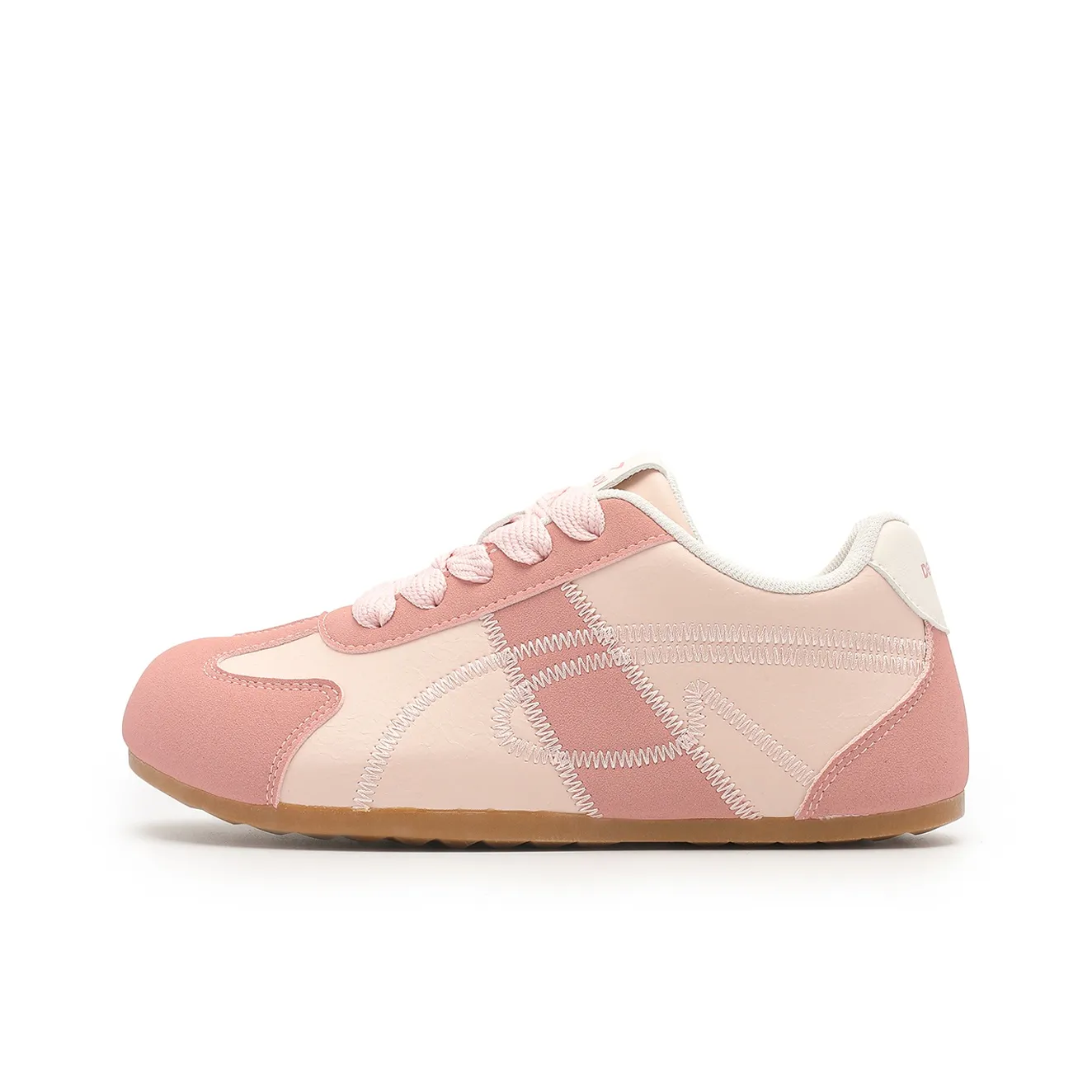 DEERWAY Дышащий Легкий Увеличение Высоты Низкий Топ Повседневная Обувь Женская Вишневый Цветок Розовый