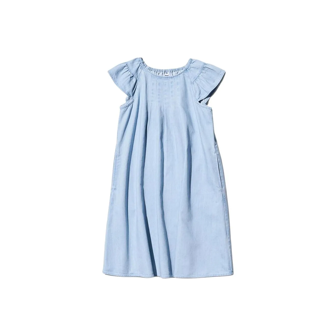 UNIQLO Розовые/синие Женские Платья