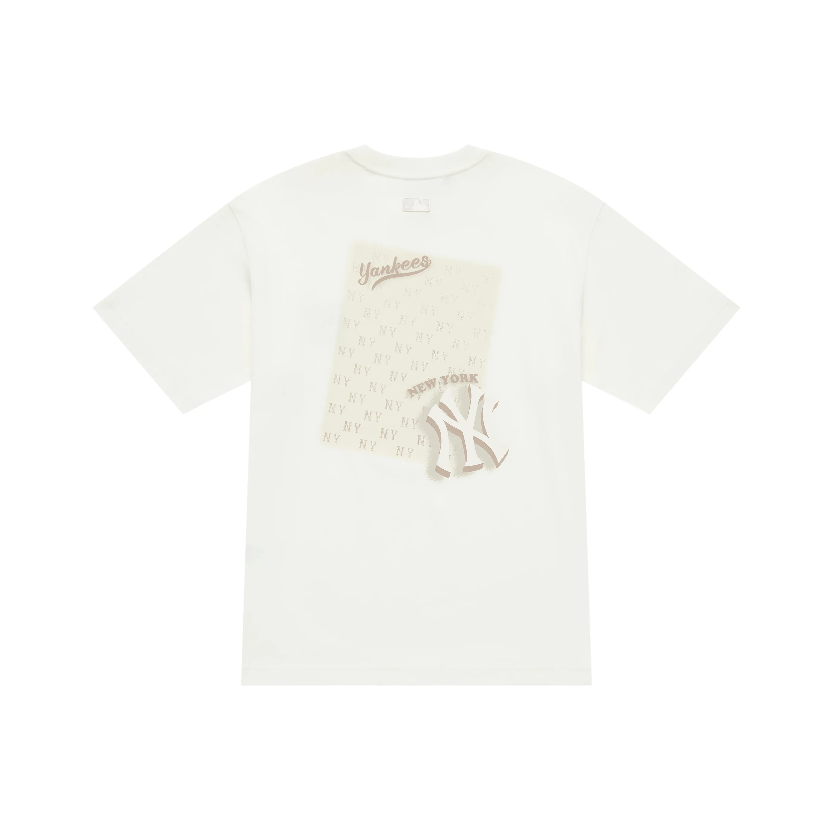 MLB MONOGRAM Коллекция New York Yankees FW25 T-Shirt Унисекс Белый