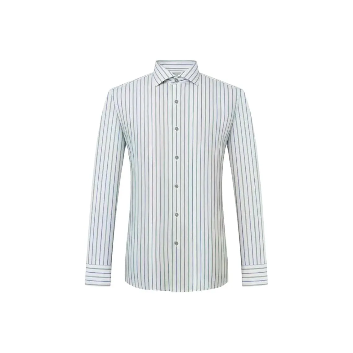 Camicissima Синий Зеленый, Стандартный/Windsor Ожерелье-чокер/Асимметричные манжеты Мужские Рубашки