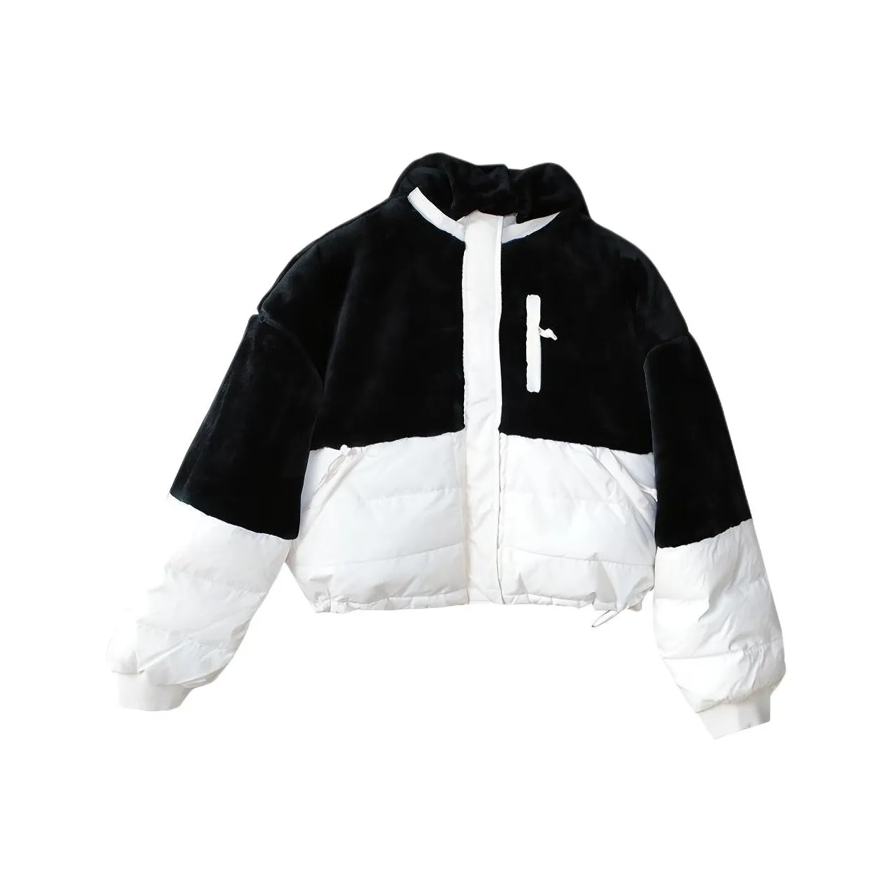 Конверс Down Jacket Женская Черный Белый