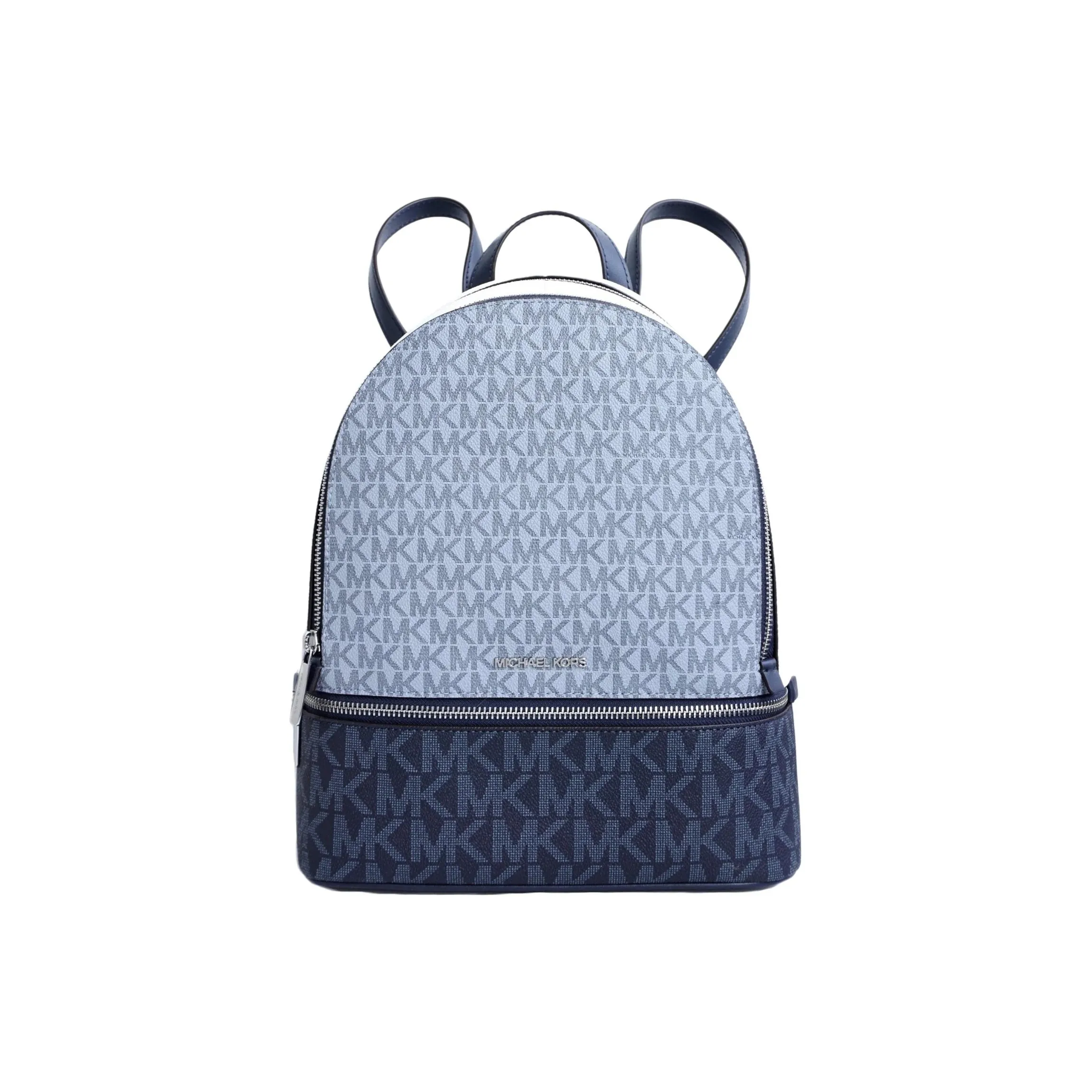 MICHAEL KORS Холст Рюкзак Средний Женский Белый и Темно-синий