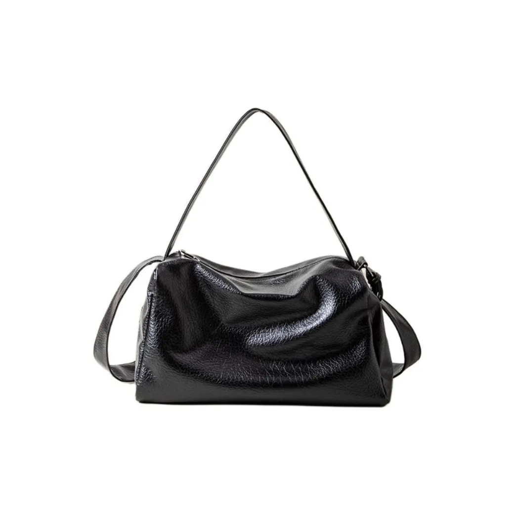 SHIZIYOUA Сумка через плечо из микрофибры сумка среднего размера унисекс черная