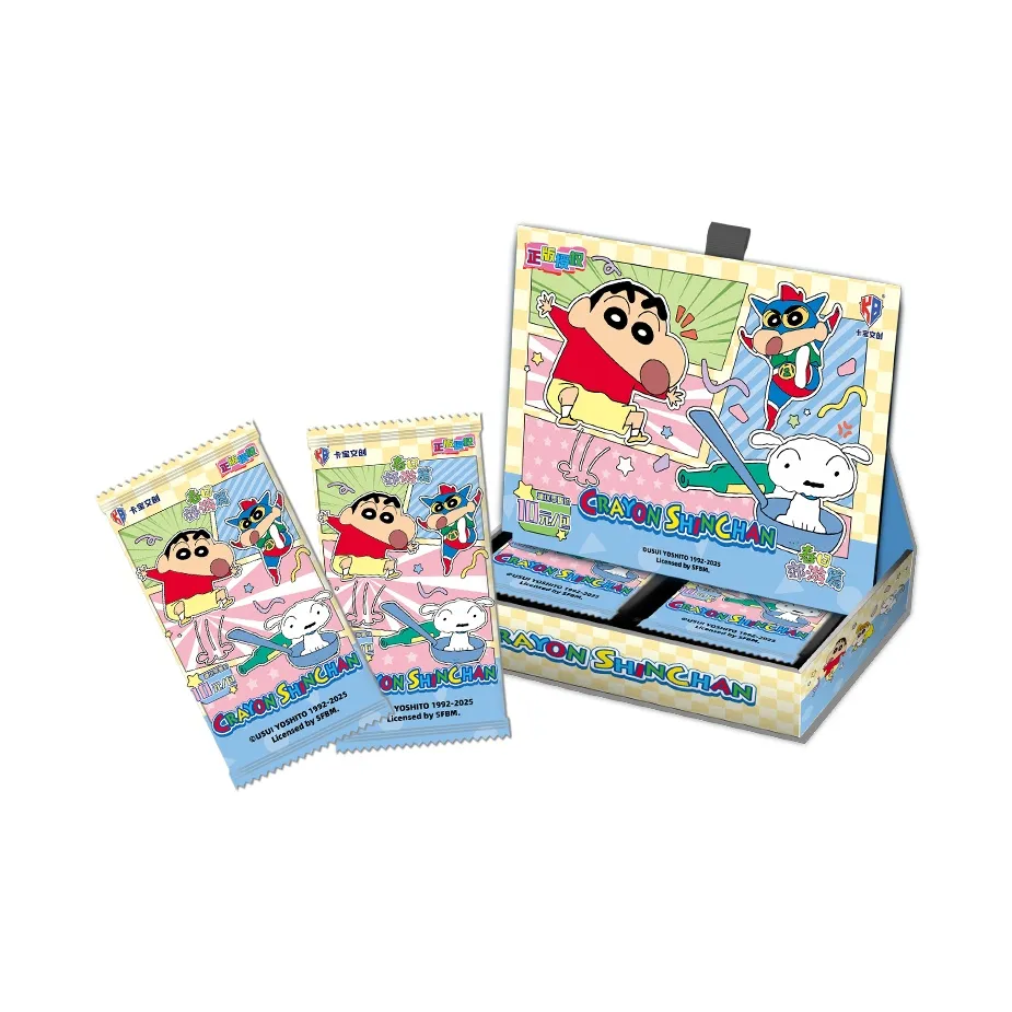 Kabao Cultural Creation Карандаш SHIN Chan Весна Outing PVC Карта V10 IP Аниме Карточки 12 Сумки Коробка