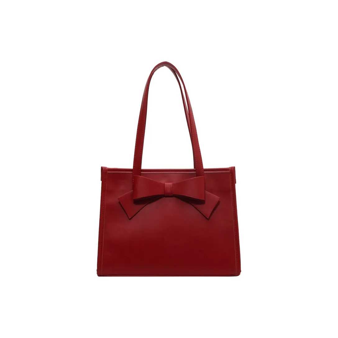 PINK·LAND ПУ (полиуретан) Сумка через плечо Стандартная Женская Красная