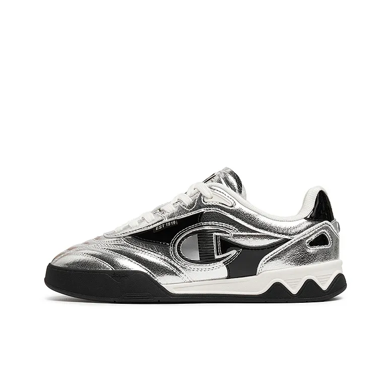 Champion Ткани вязаные Foot Кроссовки для тренировок Balance Low Топ Кроссовки для скейтбординга Женские Серебряный Белый Черный