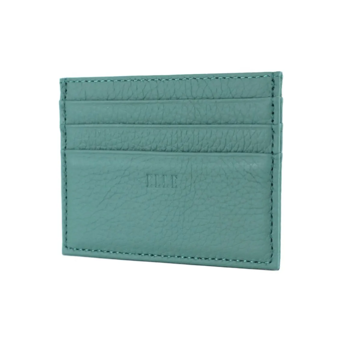 ELLE Коровья кожа Держатель для карт Стандартный Унисекс Черный Оранжевый Красный