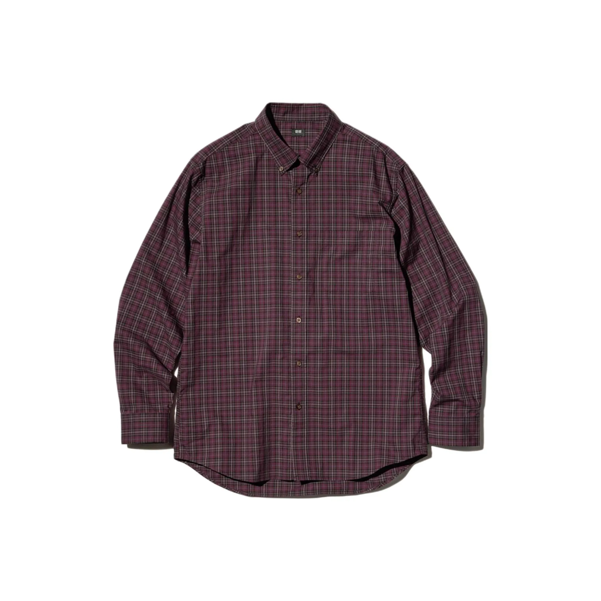 UNIQLO Бургундский Унисекс Рубашки
