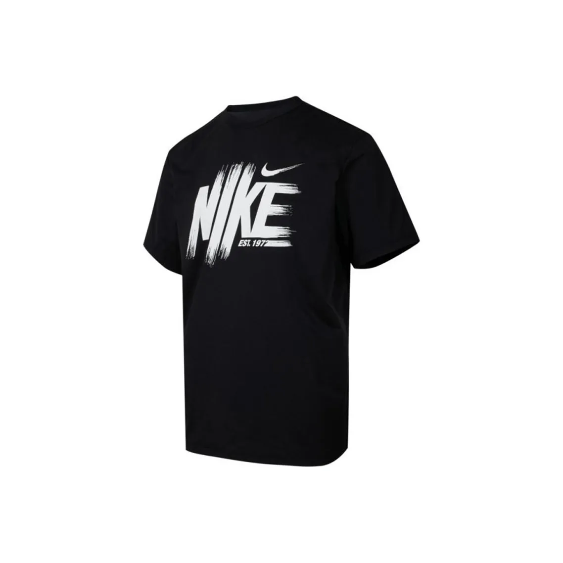 nike Dri Fit UV Черные Мужские T-рубашки