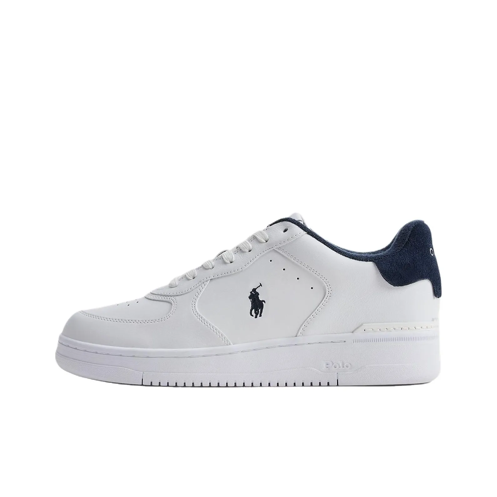 Polo Ralph Lauren Masters Court Low Top Скейтборд Кроссовки Мужские Белые и Синие
