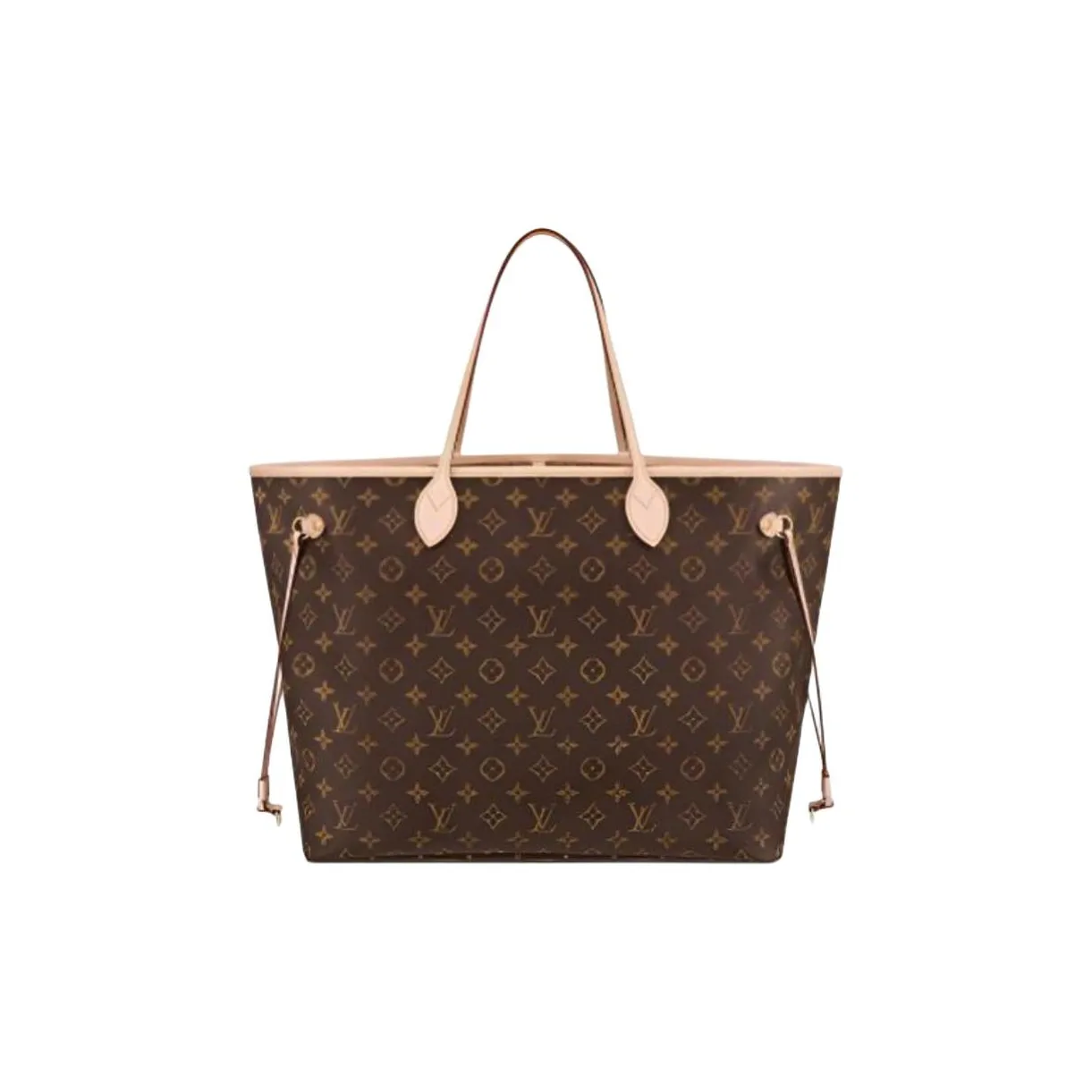 LOUIS VUITTON NEVERFULL Coated Canvas With Leather Combo Bag, Tote Bag, Shopping Bag, Handbag, Shoulder Bag Women's