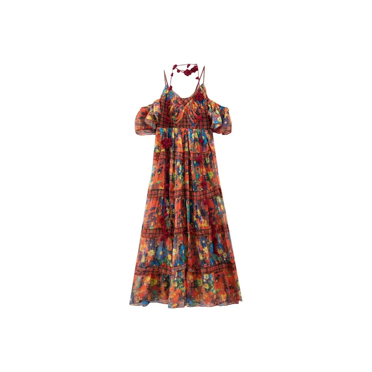 COMMA GIRL Апельсиновые Женские Слиплатья