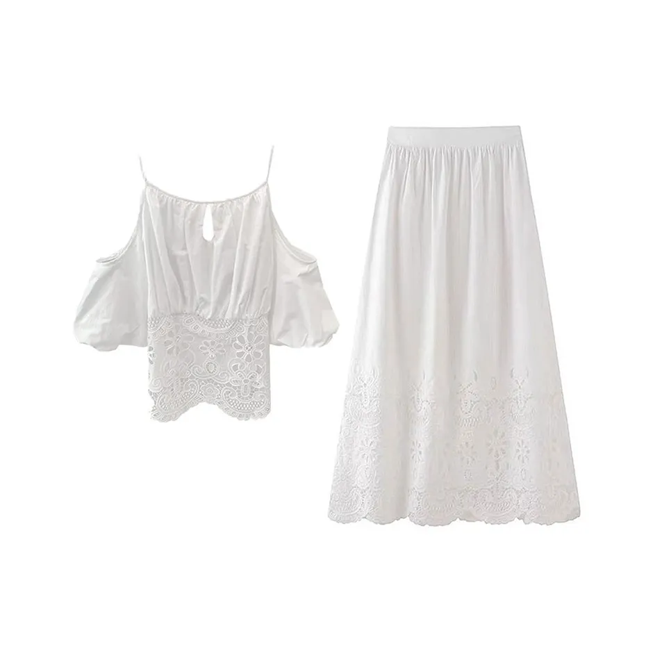 MARIE·COCO Белый Женские Комплекты с Юбкой