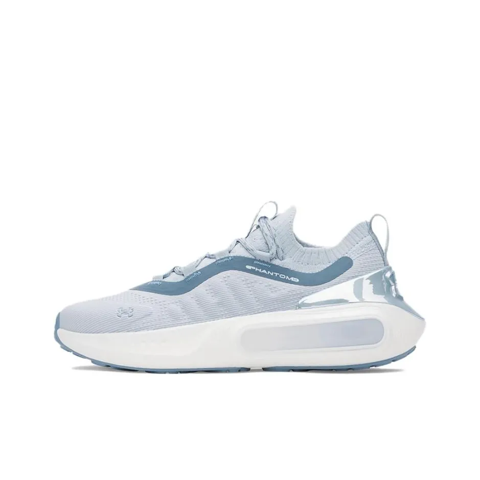 Under Armour Phantom 4 Устойчивый к истиранию Низкий Топ Casual Женский Светло-Синий