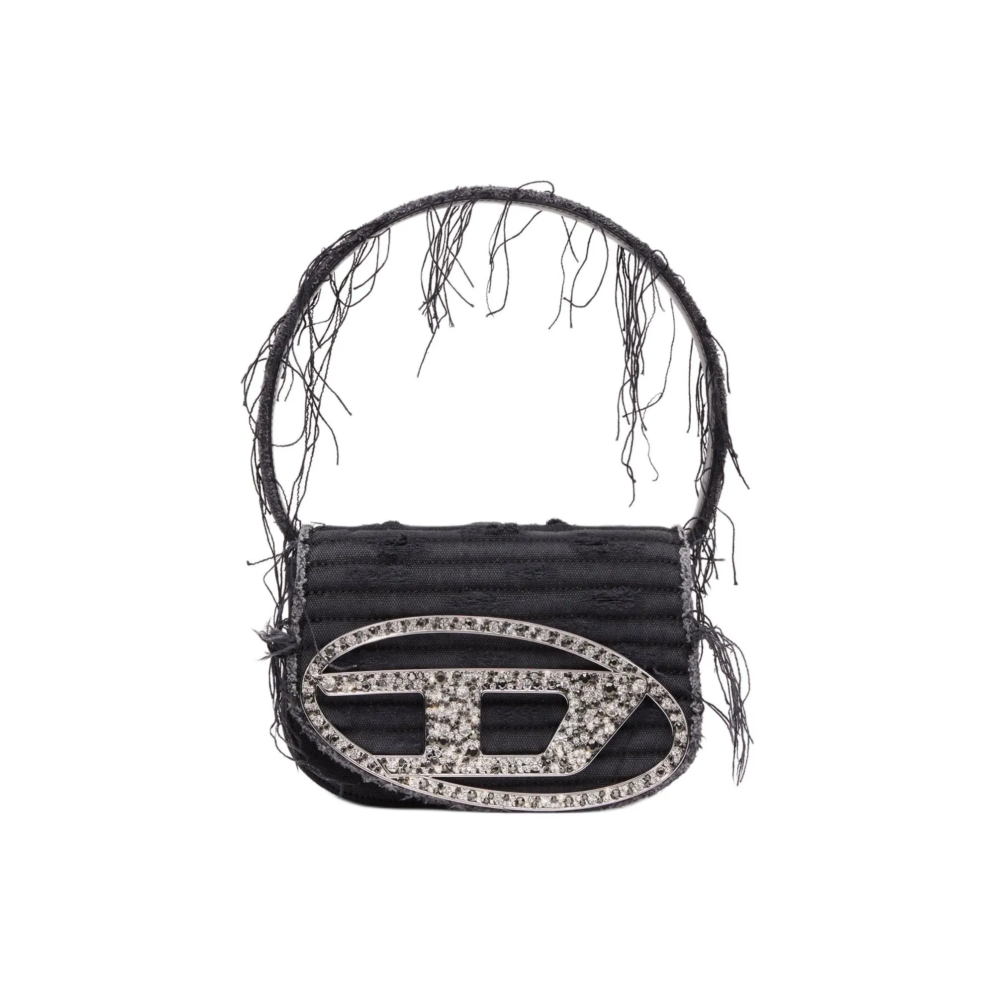 DIESEL 1DR Logo Plaque Shoulder Bag
