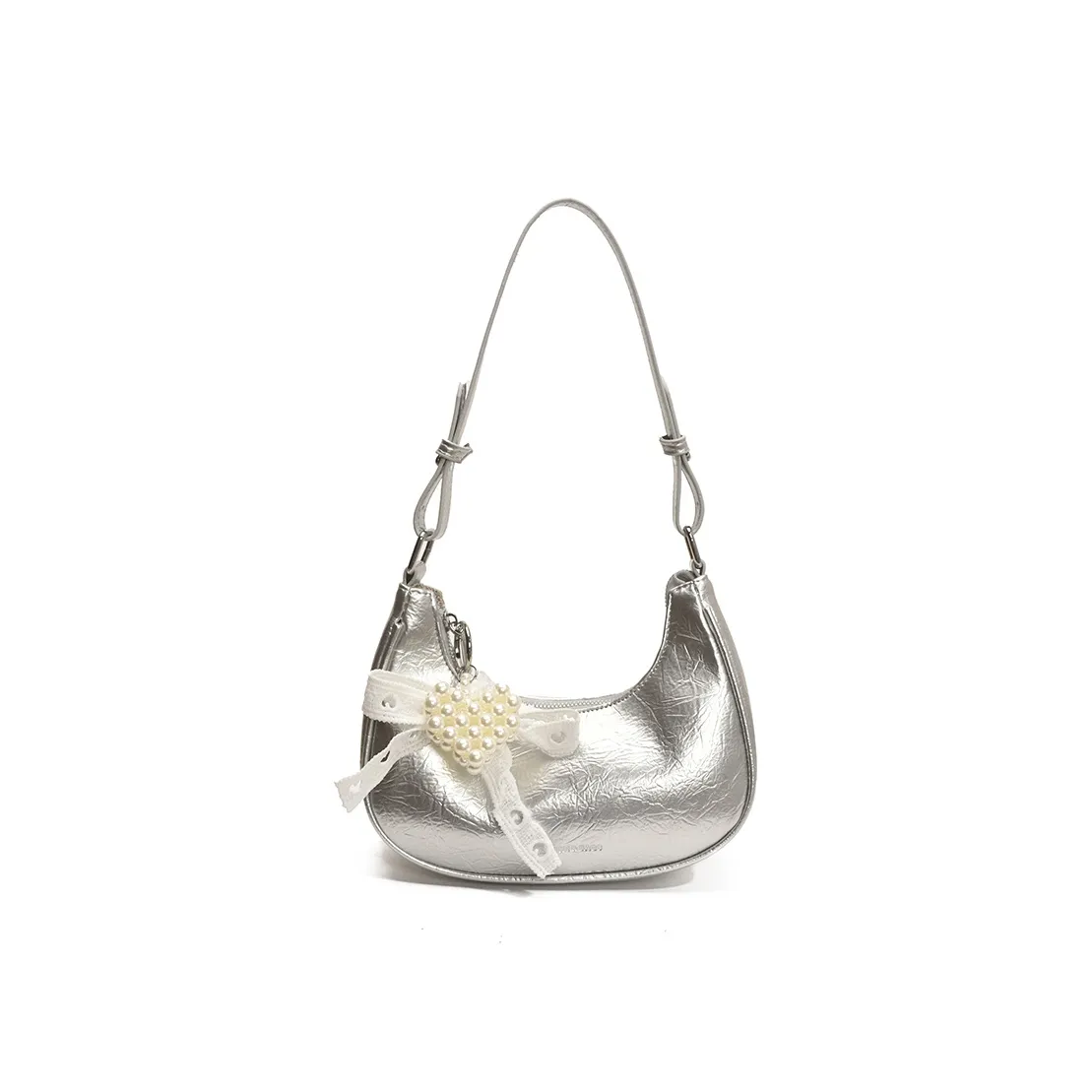 BAODIDAISHU ПУ (полиуретан) Сумка через плечо Женская Серебряная Белая Черная Фиолетовая Желтая