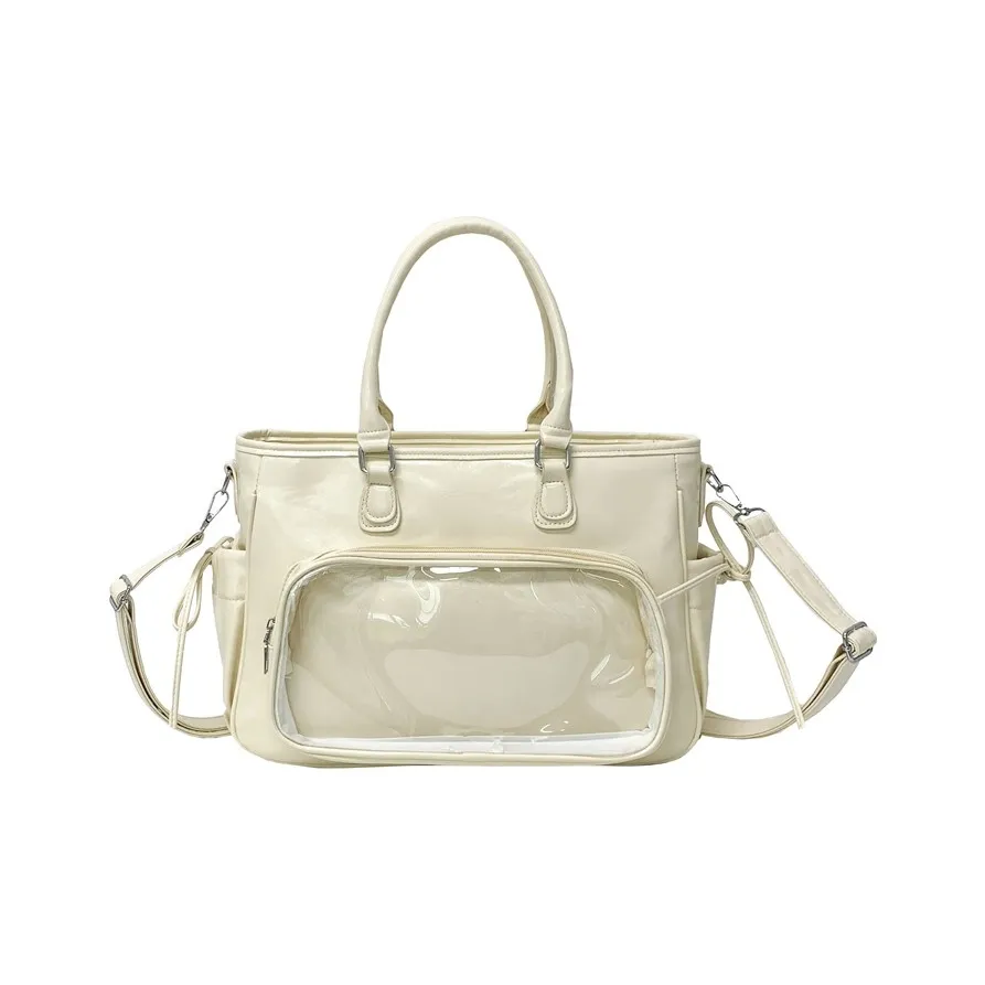 Villelon ПУ (полиуретан) и ПВХ Ит-Сумка через плечо Сумка-тоут Унисекс