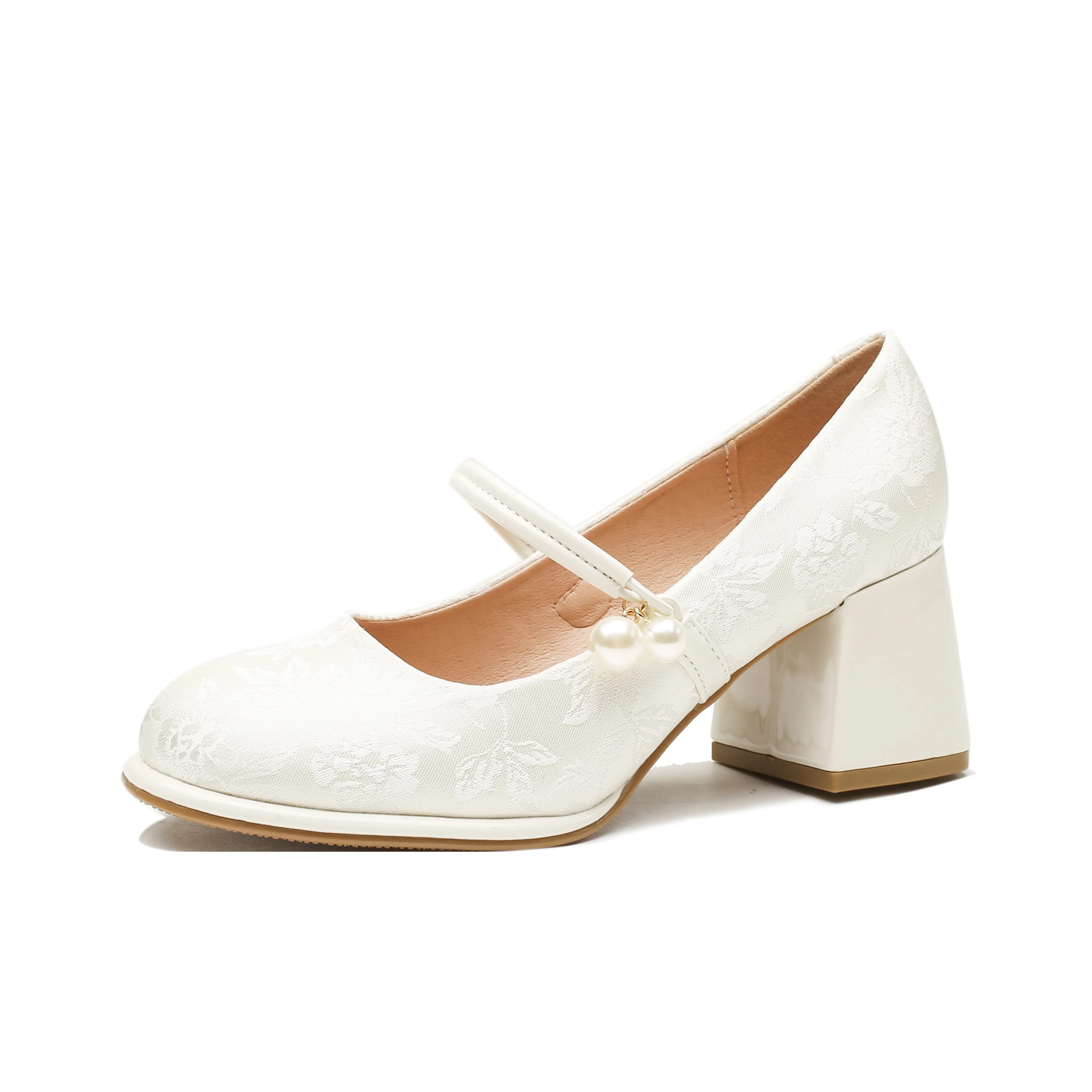 KATHRYN WILSON Грубый каблук Туфли Мэри Джейн 6 см Женские