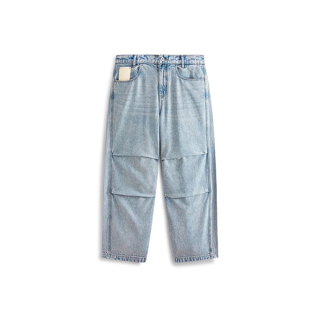 PEACEBIRD MEN Laisle Внутренний шов Джинсы с широкими штанинами Мужские