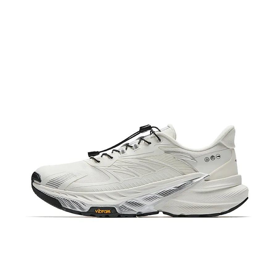 ANTA RUNNING Collection Амортизация Износостойкий Низкий Топ Повседневные Беговые Кроссовки Мужские Белый Серебряный