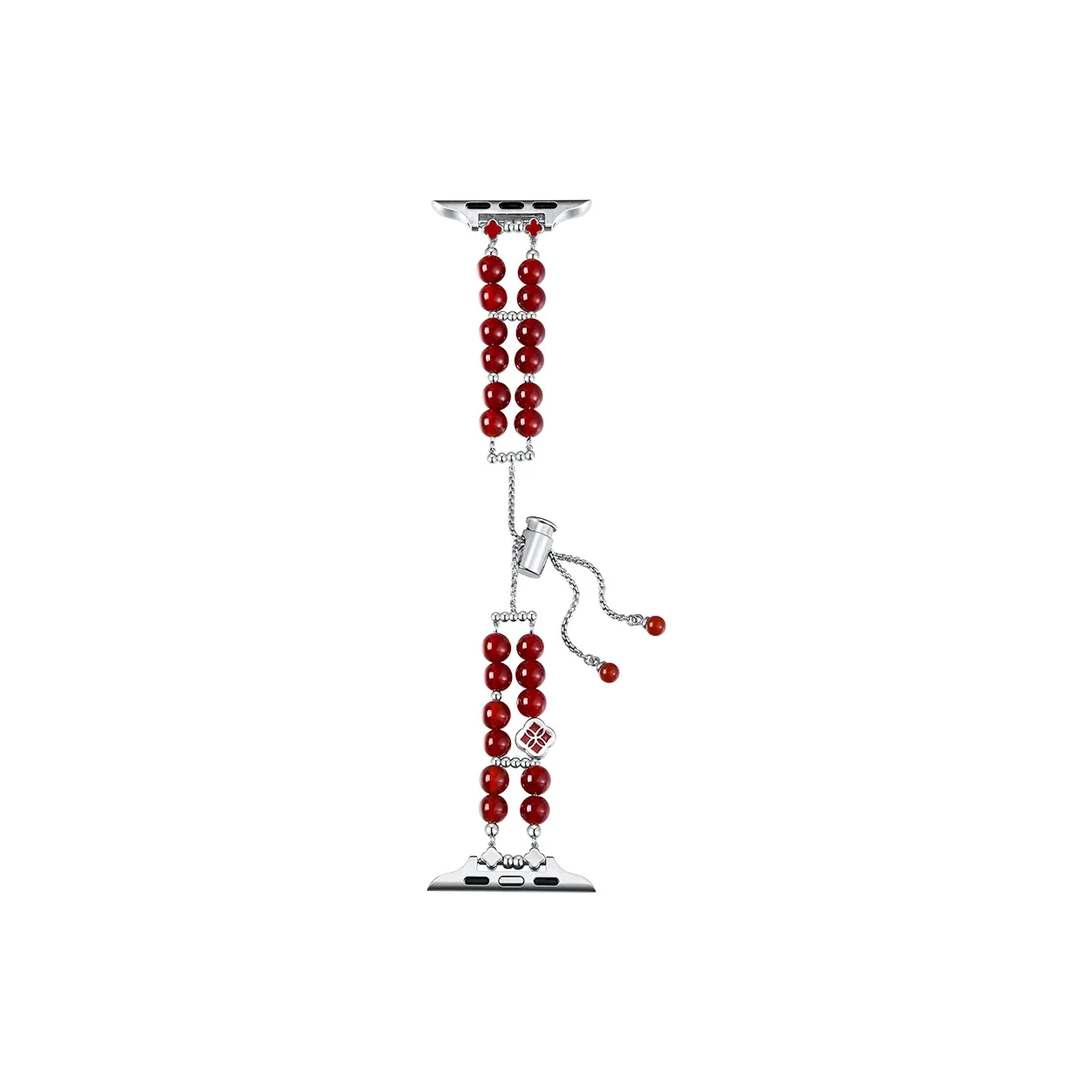 ZEGL Strap Apple Compatibility Red Agate Material 14mm