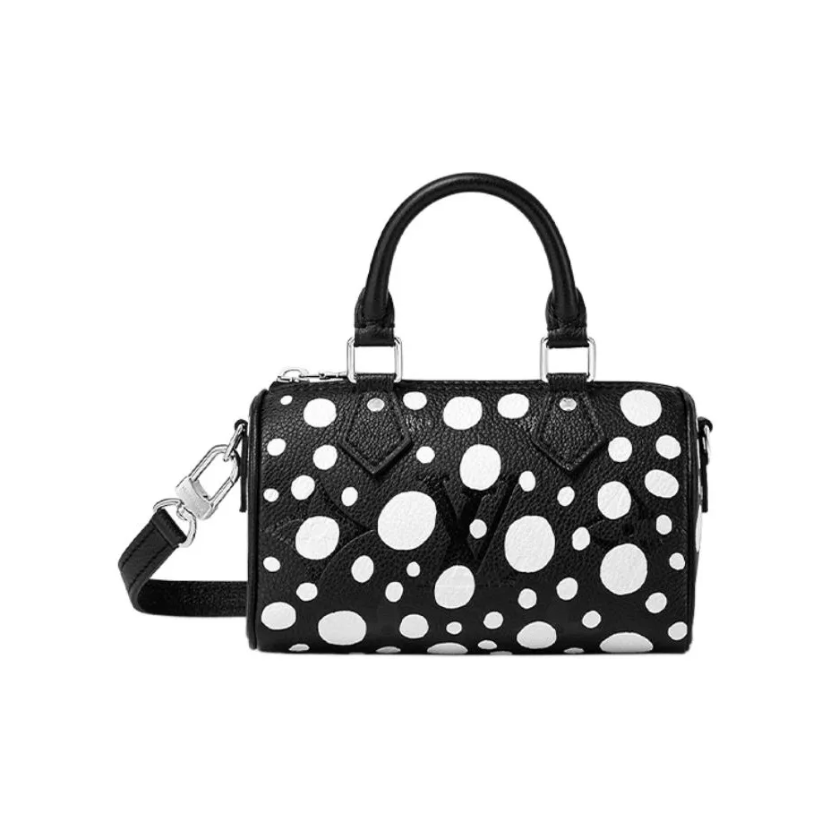 LOUIS VUITTON X Yayoi Kusama Nano Speedy Black/White