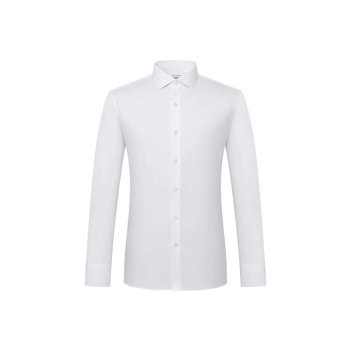 Camicissima Белый, Регулярный/Квадратный воротник/Двойной на пуговицах Асимметричные рукава Мужская рубашка