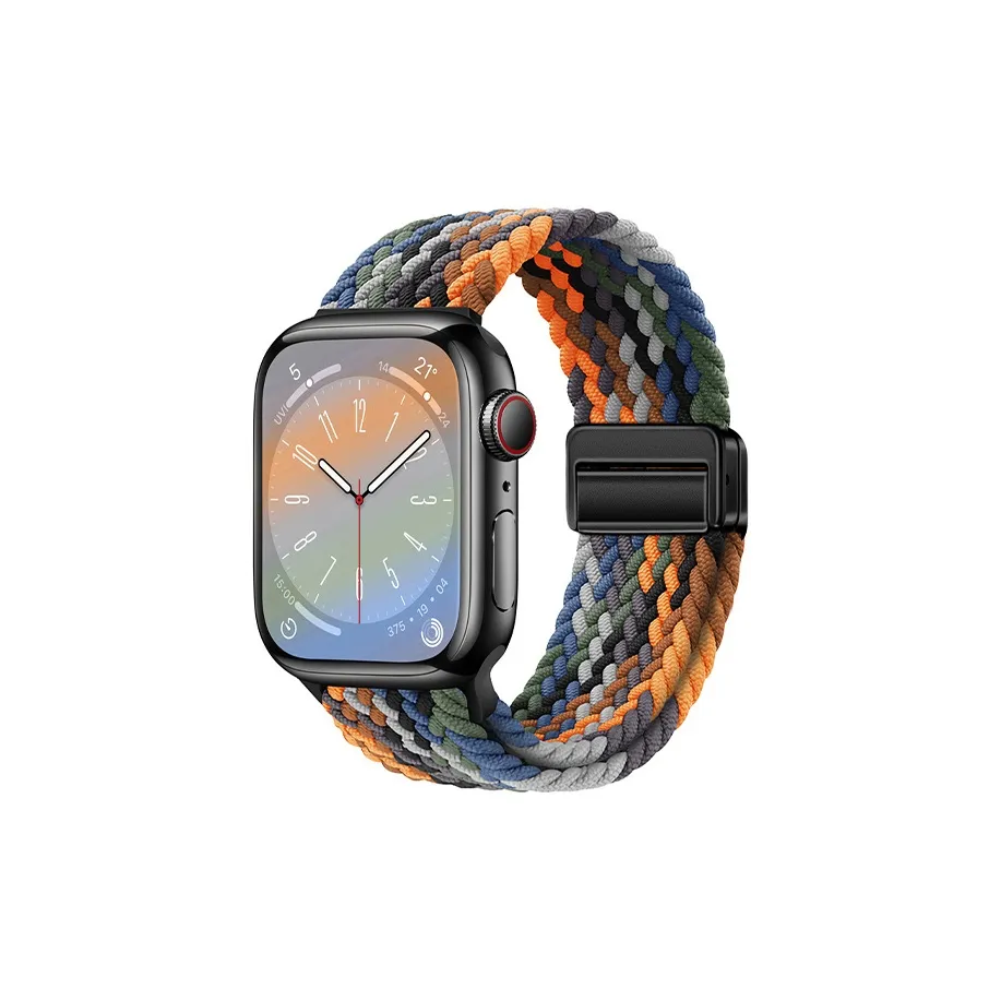 TUOMASI Ремешок Apple Совместимость Нейлон Материал Loop Ring 200 мм iWatch S10 ultra1 2 4 5 6 7 8 9 Все