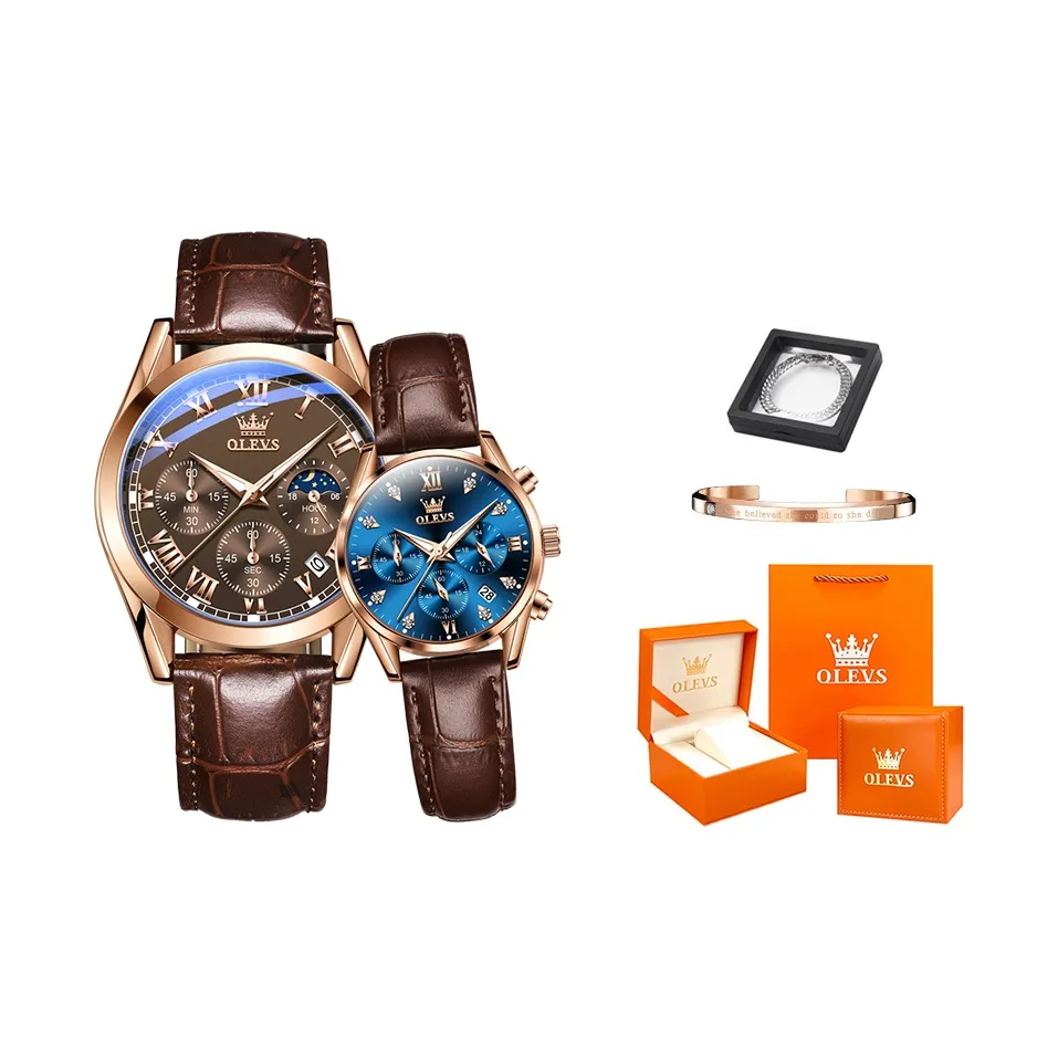 OLEVS Сердце к сердцу Knot Collection Кварцевый механизм Часы Унисекс Белый циферблат