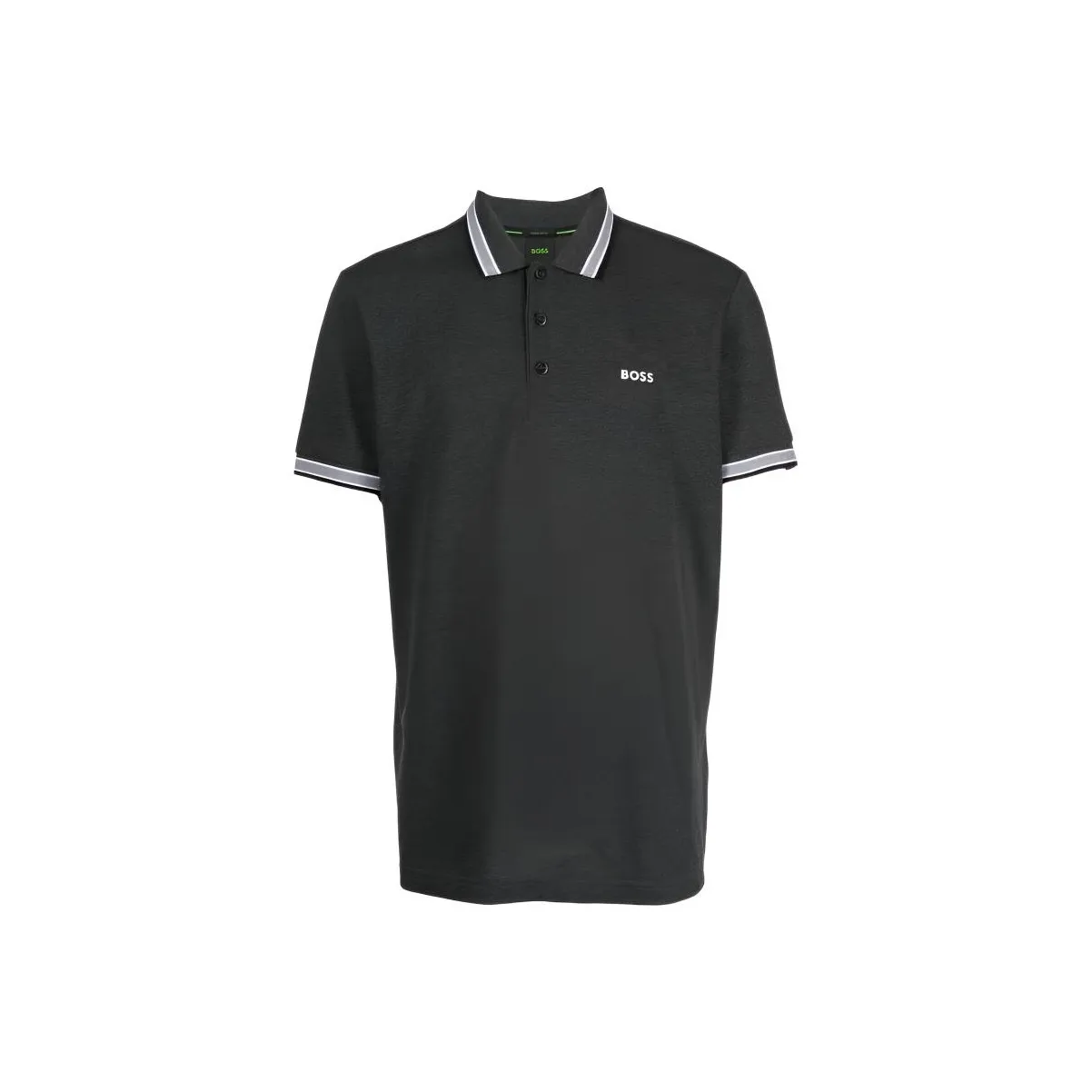 HUGO BOSS Polo Shirts Men's Charcoal Black
